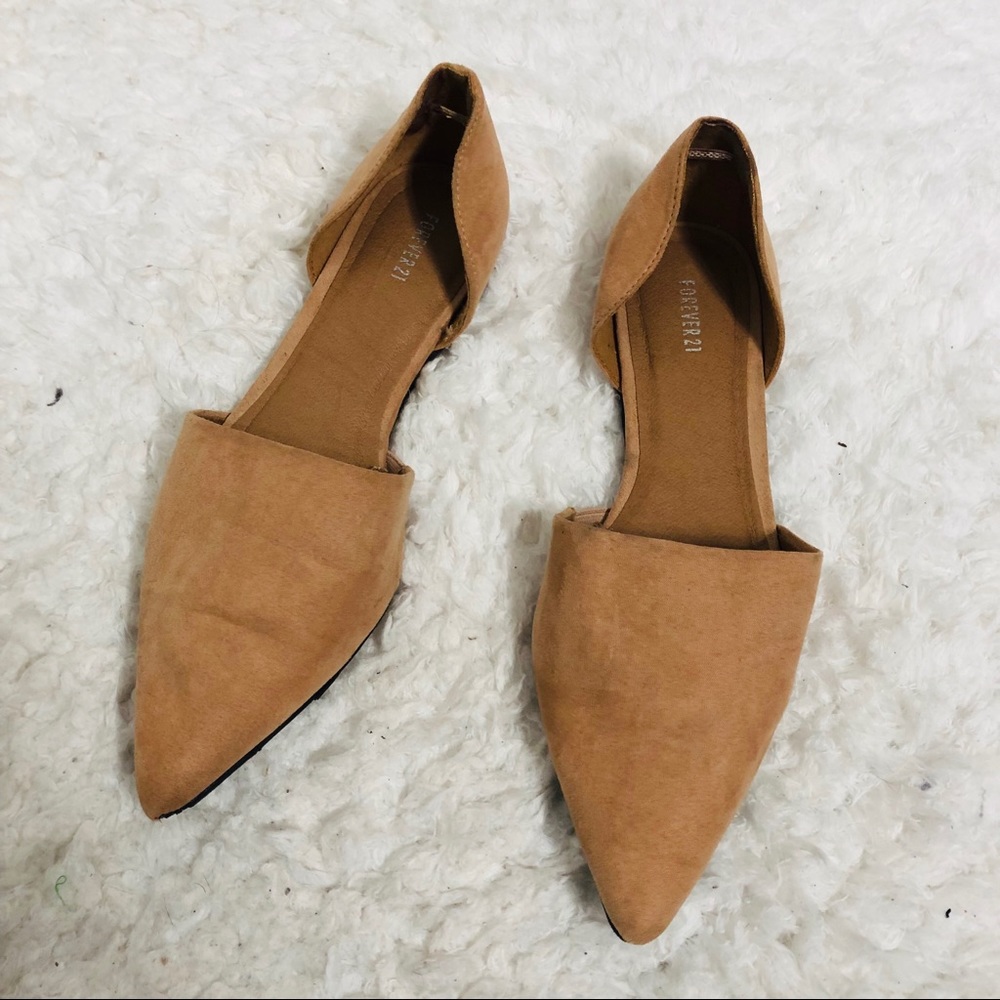 Forever 21 Nude pointed flats